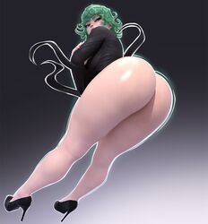 1girls 3d ass_focus bottom_heavy dat_ass female female_only floating high_heels huge_ass looking_down low-angle_view one-punch_man popogori solo tatsumaki thick_thighs voluptuous rating:Explicit score:194 user:Fried_Pear