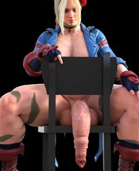 3d cammy_white flaccid foreskin futa_only futanari hdregrets long_foreskin looking_at_viewer muscular_futanari pointing street_fighter street_fighter_6 taker_pov uncircumcised uncut rating:Explicit score:80 user:willforget