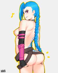 1girls anus areolae ass big_ass breasts female female_only jinx_(league_of_legends) league_of_legends lewdnobu nipples pussy solo rating:Explicit score:123 user:justausername