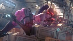 1girls 3d 4k ass big_ass blizzard_entertainment cleavage clothed_female dat_ass female female_focus female_only forceballfx high_resolution highres long_hair overwatch ponytail purple_skin pussy_peek solo tattoo widowmaker rating:Questionable score:149 user:d0p4mine