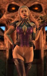 1girls 3d bottomless busty hourglass_figure milf mortal_kombat mortal_kombat_11 netherrealm_studios pubes pubic_hair pussy sindel tagme vagina wide_hips wildynsfw rating:Explicit score:106 user:rohald