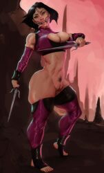 2d ass big_ass big_breasts breasts busty female female_focus female_only hourglass_figure huge_ass huge_breasts magicmoonsarts mileena mortal_kombat mortal_kombat_11 solo tagme thick_thighs toeless_legwear wide_hips rating:Explicit score:214 user:rohald