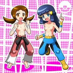 dawn_(pokemon) lyra_(pokemon) nintendo pokemon tagme rating:Explicit score:6 user:bot