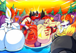 1boy 4girls anthro anthro_only ass bbw big_ass big_breasts big_butt bikini bird blaziken blush braixen breast_grab breast_squish breasts breasts_frottage bunny butt canid canine cinderace cleavage deep_skin digital_media_(artwork) erection fanart fat_ass fat_butt felid female female_cinderace female_pokemon finalofdestinations fox fur gigantic_ass gigantic_butt group hand_on_breast heart hi_res hot_spring huge_ass huge_breasts huge_butt hyper hyper_ass hyper_butt incineroar inner_ear_fluff lagomorph large_ass large_breasts large_butt male male/female mammal massive_ass massive_breasts massive_butt multi_tail multiple_girls muscular muscular_anthro muscular_male ninetales nintendo open_mouth pokémon_(species) pokemon pokemon_ss red_body red_fur smile squish sun teeth thick_thighs tuft video_games water white_body white_fur wide_hips yellow_body rating:Questionable score:64 user:Rafistar100