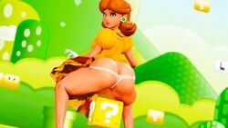 1girls 3d animated ass ass_cleavage ass_expansion ass_focus ass_shake brown_hair butt_crack dress dress_lift female female_only green_eyes hips hmv huge_ass hyper hyper_ass looking_back loop mario_(series) mp4 music nintendo prevence princess_daisy sound super_mario_bros. synced_to_music thick_thighs thighs twerking video wide_hips rating:Questionable score:350 user:Dragonballgt9999