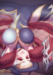 1girls coven_evelynn evelynn female female_focus large_breasts league_of_legends pink_eyes strongbana tagme thick_thighs white_hair rating:Explicit score:125 user:XD_123