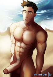 1boy 1male abs avatar_the_last_airbender balls balls_out bara beach biceps big_balls big_pecs big_penis black_hair cum erection hairy_balls hand_on_hip human human_only lilprincyvi looking_at_viewer mako male male_chest male_focus male_only mouth_open muscular muscular_male muscular_thighs nickelodeon nude nude_male ocean open_mouth pecs pectorals pose posing pubic_hair public sand six_pack smooth_skin solo solo_focus solo_male standing stroking stroking_penis sunlight the_legend_of_korra toned toned_body toned_male water white_body yellow_eyes rating:Explicit score:84 user:nesteruk