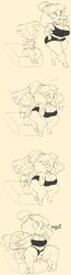 1boy 1girls animal_crossing bandage big_ass big_breasts canine collar cushion_(purple_yoshi_draws) erection female isabelle_(animal_crossing) line_art male nintendo nintendo_switch phone purple_yoshi_draws short_shorts shorts shortstack sitting sitting_on_lap sitting_on_person skindentation tagme thick_thighs rating:Questionable score:128 user:DeadSpy6