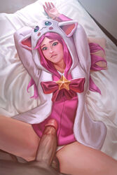 circumcised circumcision_scar erection facial female hoobamon imminent_sex league_of_legends luxanna_crownguard male pajama_guardian_lux pajama_guardian_series pajamas penis penis_awe pink_hair pov spread_legs star_guardian star_guardian_series straight rating:Explicit score:91 user:MusaTheGreat