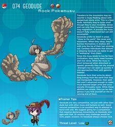 english_text geodude golem gray_body gray_skin hi_res kinkymation mineral_fauna mineral_humanoid nintendo page_74 page_number personification pokémon_(species) pokemon pokemon-girl_encyclopedia pokemorph pokemusu profile rock rock_creature rock_humanoid stone_body text text_box rating:Questionable score:75 user:!nner$elf89