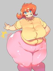 ass bbw big_ass bottom_heavy chubby chubby_female fat female female_focus hips huge_ass hyper hyper_ass large_ass orange_hair overweight overweight_female short_hair smiling solo solo_female squarewave thick_thighs thighs wide_hips rating:Questionable score:114 user:deleted6528