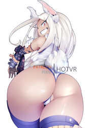 1girls ass ass_focus big_ass big_butt bunny_ears bunny_girl bunny_tail dark-skinned_female dark_skin favorite female hotvr huge_ass leotard miruko my_hero_academia partially_visible_vulva rumi_usagiyama solo rating:Explicit score:227 user:Something_original