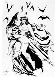 1boy 1girls alternate_version_available artist_request artist_signature batman batman_(series) big_breasts boots bracers breasts dc dc_comics earrings female justice_league male monochrome romantic straight tagme tagme_(artist) tiara topless_female wonder_woman wonder_woman_(series) rating:Explicit score:6 user:bot