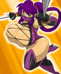 1girls breasts bursting_breasts cleavage female female_only grape_(greatdragonad) huge_breasts mileena_(cosplay) mortal_kombat original original_character purple_eyes purple_hair shonuff solo solo_female thick_thighs rating:Explicit score:34 user:Dragonballgt9999