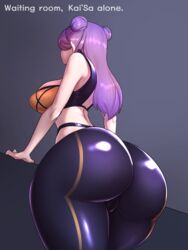 ass big_ass big_butt english_text k/da_kai'sa k/da_series kai'sa league_of_legends purple_hair yabby rating:Explicit score:163 user:ZiidroC