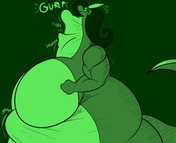 1girls anthro bbw big_breasts breasts brontosaurus bulge dinosaur diplodocid female gulp hair hi_res huge_breasts kurohachuurui long_neck muscular muscular_arms muscular_female neck_bulge overweight overweight_anthro overweight_female reptile rumbling_stomach sauropod scalie solo stomach_bulge swallowing theropod throat_bulge vore rating:Questionable score:7 user:Rafistar100