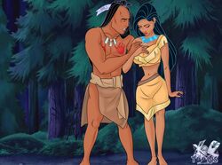 1boy 1girls clothing disney disney_princess erection erection_under_clothes female kocoum male native_american penis pocahontas pocahontas_(character) skirt xl-toons.com rating:Safe score:7 user:Pokh