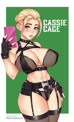 1girls 2d ange1witch big_breasts cassie_cage female female_focus female_only high_resolution highres long_hair mortal_kombat solo solo_female solo_focus tagme rating:Explicit score:39 user:KIKOHO