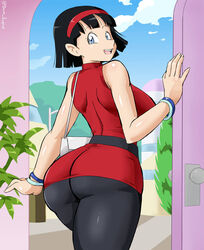 big_breasts big_butt darm_engine dragon_ball dragon_ball_super dragon_ball_z headband milf solo thick_thighs videl videl_(dragon_ball_super) wide_hips rating:Questionable score:126 user:Kaiokenx34