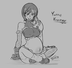 big_breasts blowing_raspberries clothed crossed_legs final_fantasy final_fantasy_vii nayaase_beleguii pregnant tongue_out yuffie_kisaragi rating:Explicit score:34 user:reflet1