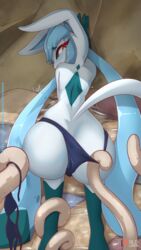 aki_(rilex_lenov) all_fours anthro clothing eeveelution glaceon looking_back panties pokemon pokemon_(species) pulling_panties rilex_lenov tentacle rating:Explicit score:140 user:Aidatachip