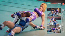 2girls 3d 3d_(artwork) abs asphyxiation big_breasts blonde_hair boots breasts brown_hair catfight choke_hold cleavage crossover dead_or_alive defeat defeated dominance dominant_female dominated domination dominatrix female female_domination female_only female_with_female femdom fight fighting hand_on_thighs headlock headscissor headscissors held_down helpless highres kazama_asuka large_breasts lezdom midriff multiple_girls muscle muscles muscular muscular_female pinned restrained restrained_arms sexually_suggestive short_hair shorts sitting smile squeezing strangling struggling submission_hold submissive submissive_female tank_top tekken tekken7wallpapers tekken_7 thighs thighs_together tina_armstrong wrestling wrestling_outfit wrestling_ring wrestlingryona yuri rating:Questionable score:20 user:PaperNekket03