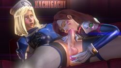 1futa 1girls 3d anal anal_dildo anal_masturbation anal_object_insertion balls blizzard_entertainment blonde_hair blowjob blue_eyes bottomless brown_eyes brown_hair combat_medic_ziegler cum cum_in_mouth cumshot d.va dickgirl dildo dildo_in_ass ejaculation erection fellatio female futa_on_female futa_sans_pussy futanari human intersex kachigachi lowres mercy oral_creampie overwatch penis pleasure_face sex_toy taint testicles vibrator vibrator_in_ass rating:Explicit score:95 user:starboyjoe