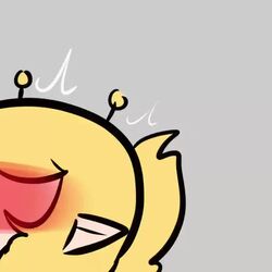 animated antennae anthro bee bee_girl blonde_hair blush breasts female hair_bun haloowl honey masturbation no_sound pointy_ears pussy_juice tagme video wings rating:Explicit score:64 user:DemonKitty15