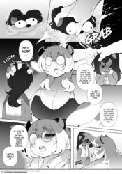  3mangos black_and_white comic furry swimsuit  rating:explicit score: user:euh_335