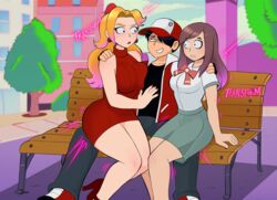 1boy 2girls :3 ? ambiguous_gender armpits ass ass_in_dress bag bare_shoulders bench bimbo black_border black_hair blonde_hair blush breast_frottage breasts brown_hair cap city closed_eyes clothed clothing comic curvy detailed_background dialogue ditto ditto_copied_person dress drooling earrings edit english_text eye_contact female female_with_female femsub feral fingerless_gloves footwear forced gloves grin hair_over_one_eye hairy_arms half-closed_eyes hand_on_head hand_on_shoulder handwear hat heart high_heels holding huge_breasts human incest jacket kissing large_ass large_breasts legs lipstick long_hair makeup male male_with_female maledom mother_and_daughter motion_lines multiple_girls nintendo original_character outdoors outerwear panels panties pants pink_panties pointing pokemon pokemon_rgby public red_(pokemon) red_dress saliva shadman shapeshifter shirt shoes short_hair sitting sitting_on_lap skirt slime smile socks speech_bubble spoken_heart spread_legs surprised sweat teeth text thick_thighs tongue tongue_kiss tongue_out transformation transformed_ditto tree url watermark wide_hips rating:Questionable score:371 user:deleted7428