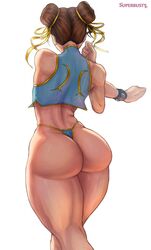 1girls asian ass brown_hair bubble_butt chun-li dat_ass female_only gold huge_ass large_ass legs street_fighter stretching superbusty thick thick_ass thick_thighs thighs thong white_background rating:Questionable score:467 user:Misty_lover