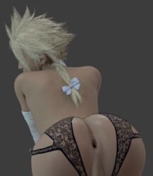 1boy 3d ass ass_focus ass_up big_ass big_butt blonde_hair bubble_butt cloud_strife crossdressing femboy final_fantasy final_fantasy_vii from_behind gay girly leeterr light-skinned_femboy light-skinned_male light_skin male male_focus male_only panties presenting presenting_ass presenting_hindquarters solo trap twink yaoi rating:Explicit score:207 user:EpicFreak