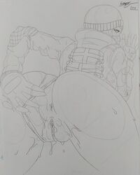 against_wall bandana beanie bent_over bottomless ed_product frost_(rainbow_six) huge_ass looking_back rainbow_six rainbow_six_siege removing_underwear tagme thick_ass vaginal_juices wet_pussy rating:Explicit score:57 user:deleted6094