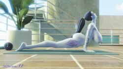 1girls 3d areolae ass big_ass big_breasts blender blue_nipples breasts female female_only hanging_breasts large_breasts nipples overwatch solo the_blue_widow33 widowmaker yoga rating:Questionable score:91 user:justausername