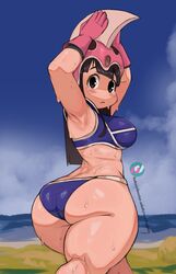 1girls ass big_ass big_breasts big_butt black_hair breasts chichi chichi's_armor chichi's_helmet curvy_figure dragon_ball fat_ass female helmet large_ass long_hair neo_hajime shortstack sideboob solo standing sweat thick_ass thick_thighs thighs wide_hips rating:Explicit score:481 user:Bikuta69