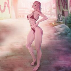 1girls arttoru big_breasts bikini breasts female female_only full_body naruto naruto:_the_last sakura_haruno shounen_jump solo solo_female thick_thighs rating:Questionable score:124 user:The_Realistic