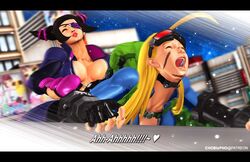 2girls cammy_white chobixpho female juri_han street_fighter street_fighter_v rating:Explicit score:7 user:kiseijuuisuzune