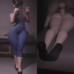 1boy 1girl 1girls 3d anal anal_sex animated asian_female ass ass_bounce ass_jiggle ass_shake before_anal before_and_after big_ass bodysuit bouncing_ass bubble_butt capcom chun-li chun-li_(fortnite) curvy epic_games evilaudio face_down_ass_up fat_ass feet fortnite fortnite:_battle_royale hi_res high_heels high_resolution huge_ass instant_loss jiggling_ass kittyyevil leg_up miyukiva partial_male peace_sign prone_bone selfie shorter_than_30_seconds shorter_than_one_minute sound split_screen straight street_fighter thick_ass thick_thighs thrusting v video wide_hips rating:Explicit score:1664 user:deleted105225