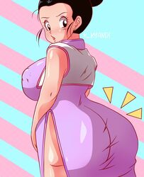 1girls ass back_view big_ass big_breasts breasts bubble_ass bubble_butt chichi dragon_ball dragon_ball_super dragon_ball_z female female_only gilf gmilf huge_ass kyandi_db milf shounen_jump solo solo_female thick_ass rating:Questionable score:146 user:mxfix_mxbbin