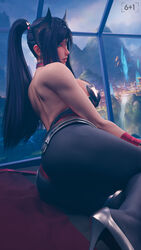 clothed clothing female irelia_xan league_of_legends sixplusone solo rating:Explicit score:165 user:playwithmyrocket