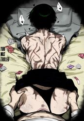 all_fours bed burn_scar condom doggy_style fucked_from_behind grabbing_ass jujutsu_kaisen masoq095 on_bed penetration scars scars_all_over sex used_condom yuriwastrolled zenin_maki rating:Explicit score:204 user:Namrule33