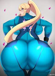 1girls alternate_breast_size arched_back ass ayamahi back_view big_ass big_breasts big_butt blonde_hair blue_eyes bodysuit breasts breasts_bigger_than_head bubble_ass bubble_butt cameltoe dat_ass fat_ass fat_butt female female_only hi_res hourglass_figure huge_ass huge_breasts huge_butt large_ass large_breasts large_butt long_hair looking_at_viewer looking_back metroid nintendo pinup plump ponytail samus_aran seductive signature small_head solo solo_focus thick_ass thick_thighs thigh_gap thighs very_long_hair voluptuous wide_hips zero_suit zero_suit_samus rating:Questionable score:314 user:Bikuta69