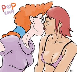 2009 2girls crossover disney disney_channel female iron_man_armored_adventures kissing marvel marvel_comics multiple_girls pepper_ann pepper_ann_pearson pepper_potts pop straight_hair toon_disney yuri rating:Explicit score:18 user:bot