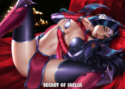 alexander_dinh anus areolae big_breasts breast_grab breasts clothed female irelia_xan large_breasts league_of_legends pose spread_legs rating:Explicit score:52 user:MusaTheGreat