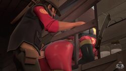 1boy 1boy1girl 1girls 3d ahegao anal anal_sex animated ass bodysuit breasts clothed clothing female fempyro from_behind gas_mask latex male/female penetration pyro pyro_(team_fortress_2) sniper_(team_fortress_2) sound source_filmmaker straight stuck tappysfm team_fortress_2 valve video rating:Explicit score:145 user:tappysfm