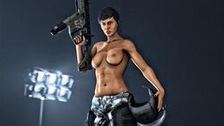 3d abs breasts female_only half-dressed half_naked mira_(rainbow_six) nipples rainbow_six rainbow_six_siege solo trahao rating:Explicit score:8 user:iwantafootjob1219