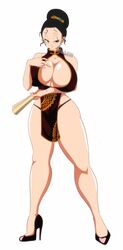 1girls alternate_costume blush breasts chichi dragon_ball earrings female female_only heels huge_breasts milf nala1588 shounen_jump solo solo_female thick_thighs wide_hips rating:Explicit score:176 user:Dragonballgt9999