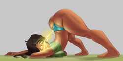 1girls 2020s 2021 ass ass_up barefoot bent_over big_ass big_butt blue_underwear braided_hair breast_press breast_squish bubble_butt busty capcom crop_top curvy_figure dark-skinned_female dat_ass feet flexible jack-o_pose jackochallenge large_ass laura_matsuda legs_apart looking_at_viewer metahuman muscular_female shaved_side side_view simple_background solo solo_female street_fighter street_fighter_v stretching tagme thick_thighs thin_waist tight_clothing tight_shorts tomboy top-down_bottom-up underboob wedgie whiteflagman wide_hips rating:Explicit score:177 user:rohald