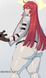 1girls absurd_res ass bamboo_ale big_ass breasts curvy_figure eye_contact fat_ass female fully_clothed gloves guilty_gear guilty_gear_strive high_resolution huge_ass jack-o'_valentine large_ass long_hair looking_at_viewer looking_back red_hair solo thick_ass thick_thighs thighs tight_clothing voluptuous wide_hips rating:Questionable score:153 user:Bikuta69