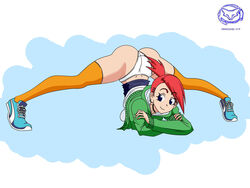 1girls ass cartoon_network female female_focus female_only foster's_home_for_imaginary_friends frankie_foster jack-o_pose jackochallenge panties red_hair rodo-77 thighhighs underwear rating:Questionable score:86 user:rohald